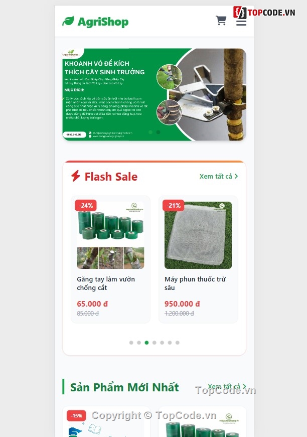 nông nghiệp,mới nhất,web bán dụng cụ